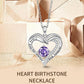 T400 Necklace for Women - 925 Sterling Silver Heart Birthstone Necklaces Gifts for Women I Love You Always Forever Jewellery Gift for Wife Mum Girls Birthday Anniversary