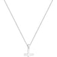 Necklace Women Cross Pendant Religion Basic 925 Sterling Silver