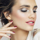 Cubic Zirconia Hypoallergenic Stud Earrings for Women Men Girls Statement Cartilage Fashion Surgical Steel Helix Earrings 5 Pairs