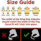 Invisible Clip-On Ring Size Adjusters (Set of 20) + Jewelry Care Kit